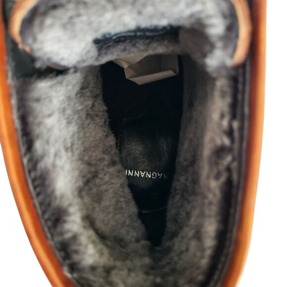 Magnanni Suede Hiker Boots in Cognac Men's Size 10.5 - Picture 10 of 10